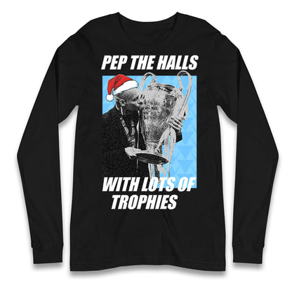 Pep Guardiola Christmas Longsleeve T Shirt
