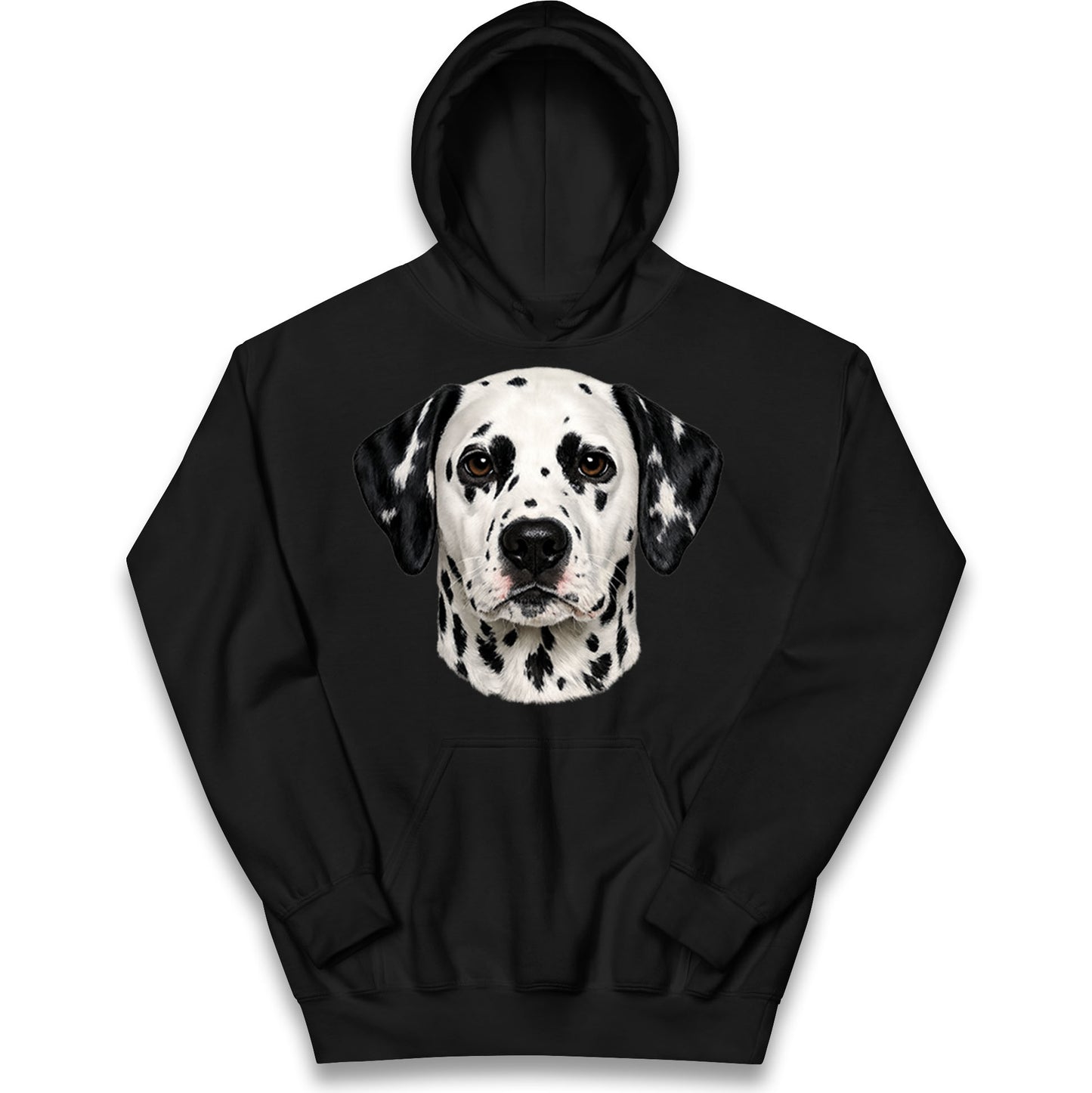 Dalmatian Dog Face Kids Hoodie