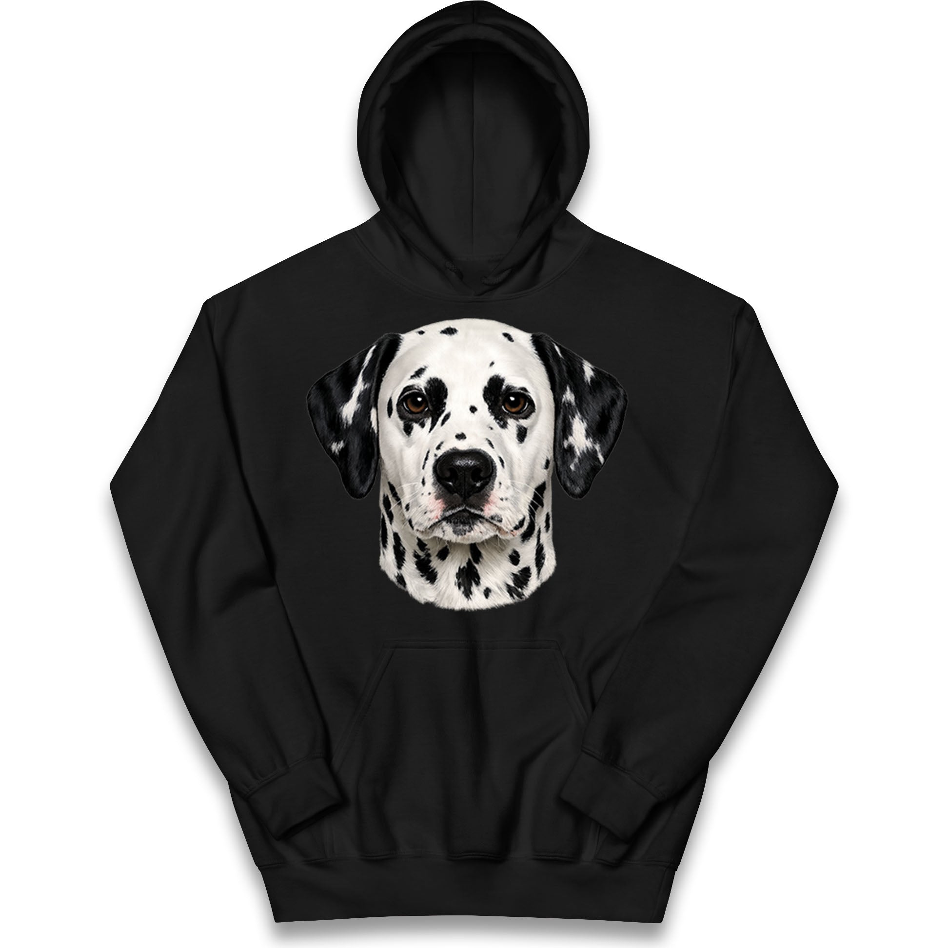 Dalmatian Dog Face Kids Hoodie