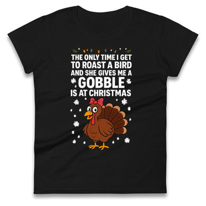 Rude Christmas Ladies T Shirt