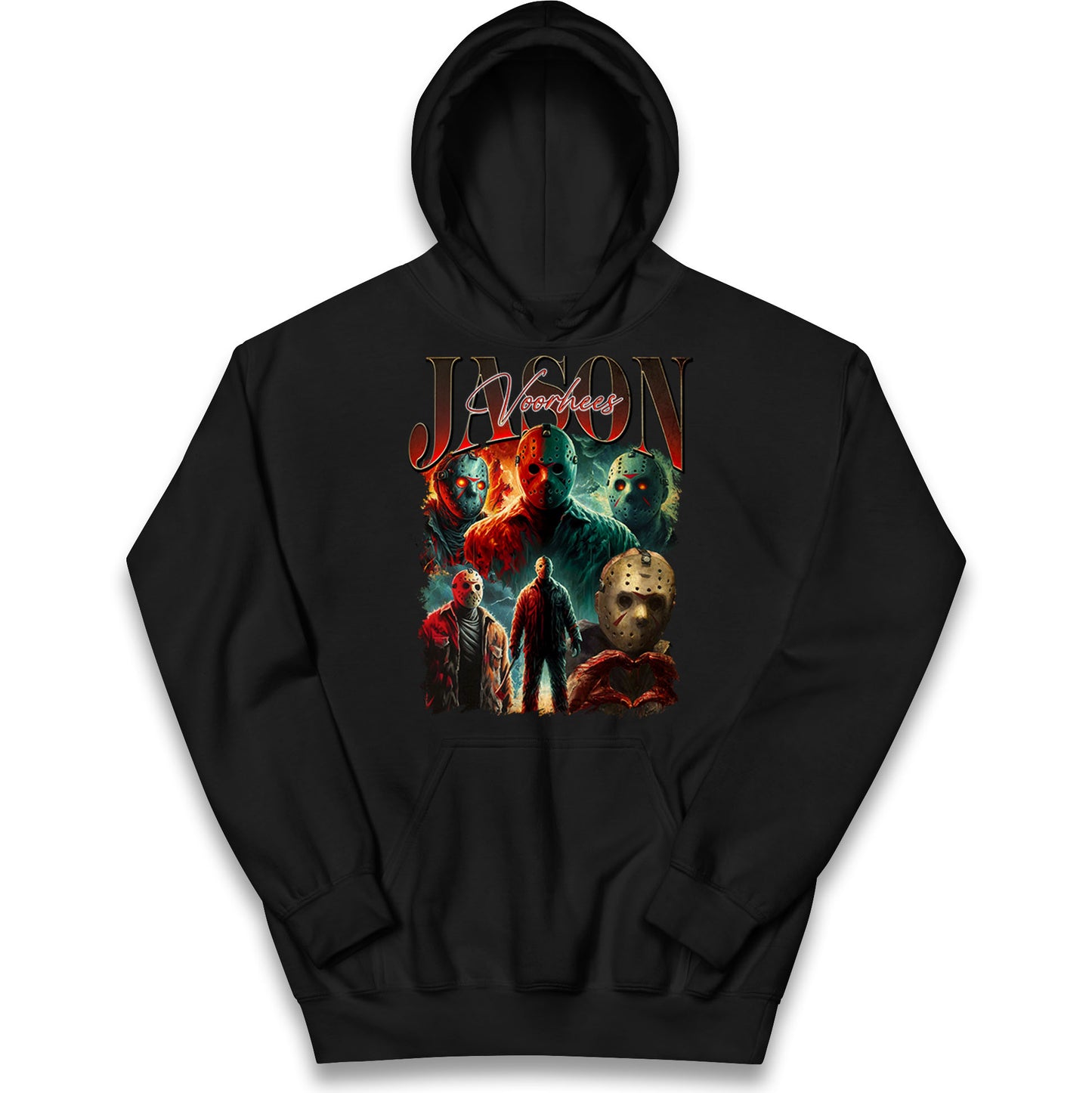 Jason voorhees Bootleg Halloween Kids Hoodie