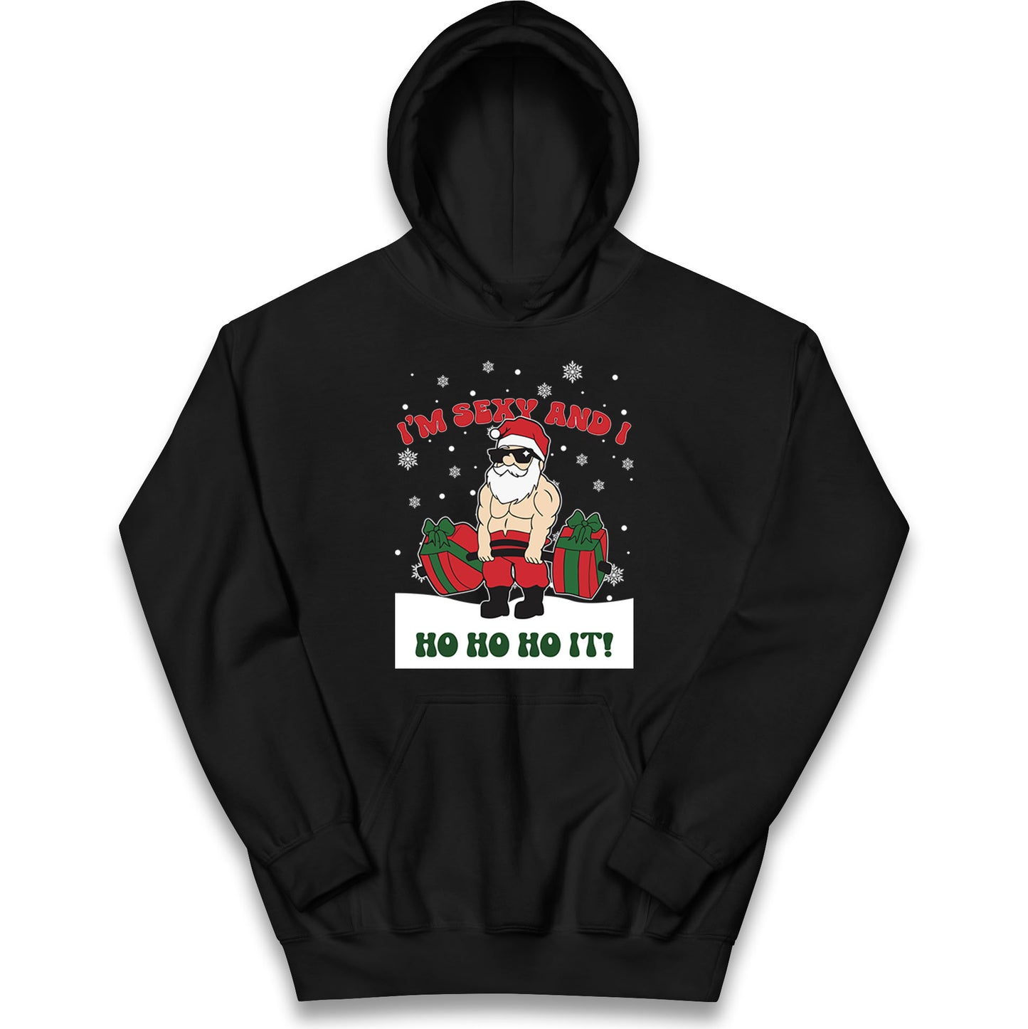 Santa Claus Ho Ho Ho Kids Hoodie