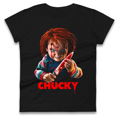 Chucky Childs Play Ladies T Shirt 