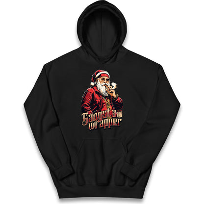 Santa Claus Gangster Kids Hoodie