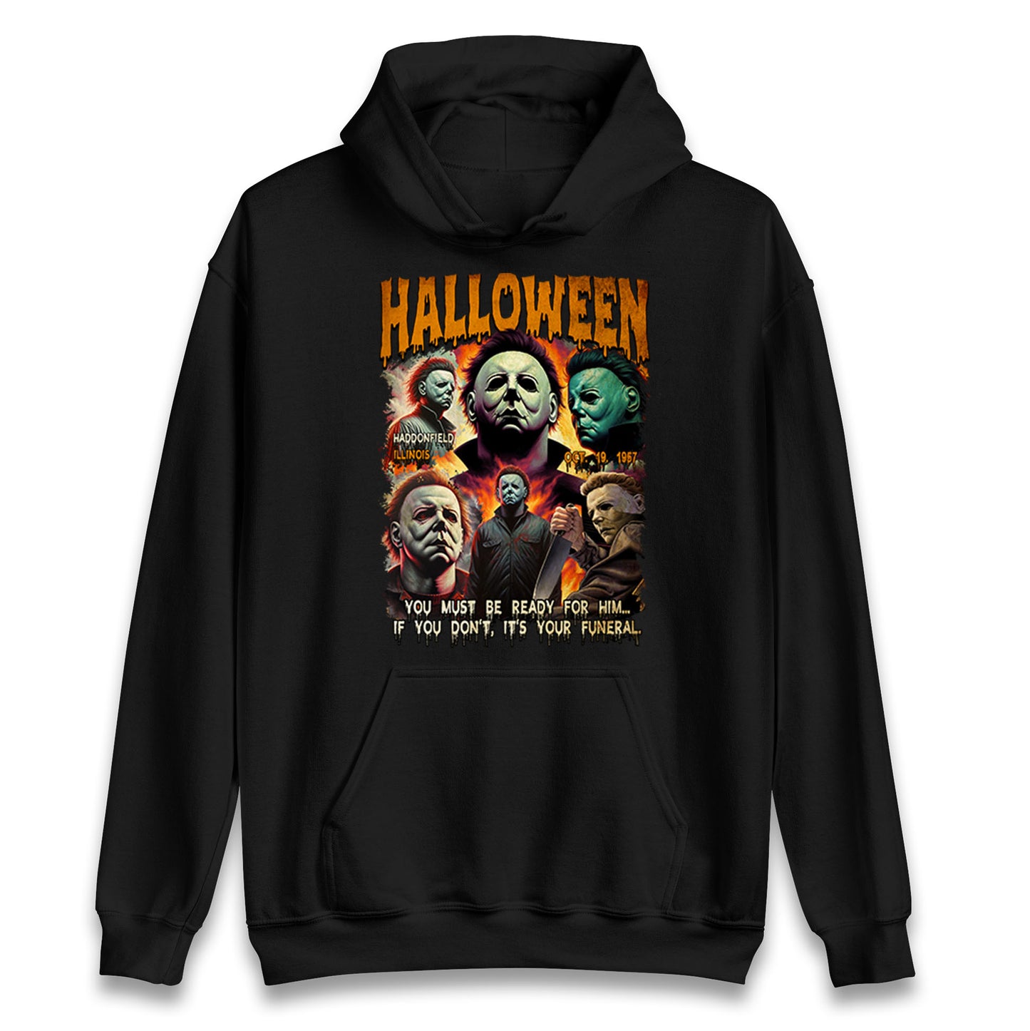 Michael Myers Horror Halloween Bootleg Unisex Hoodie
