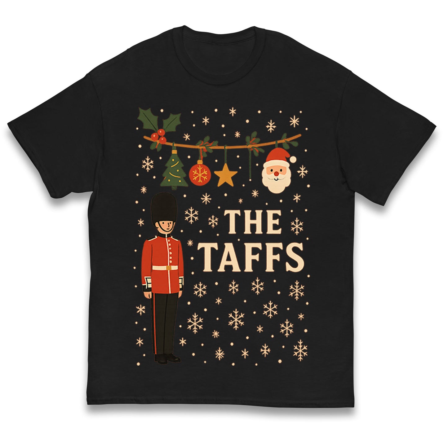 The Taffs Welsh Guards Christmas Kids T Shirt