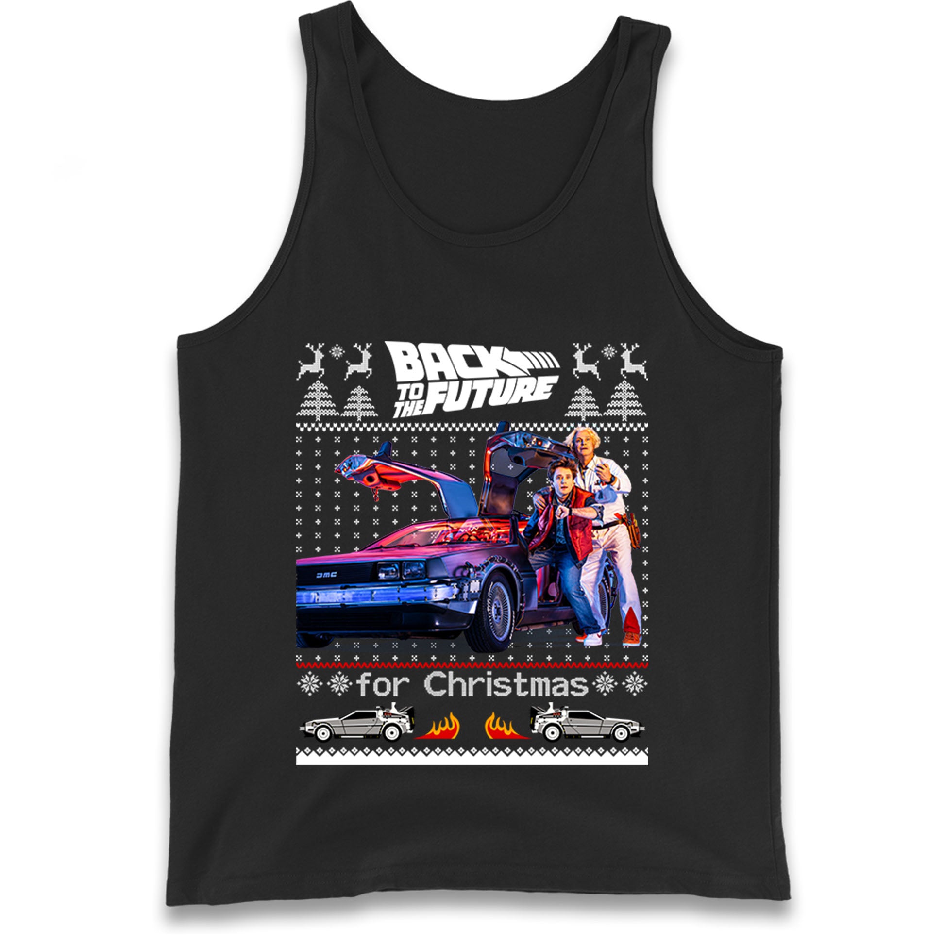Back To The Future Christmas Tank Top