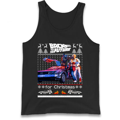 Back To The Future Christmas Tank Top