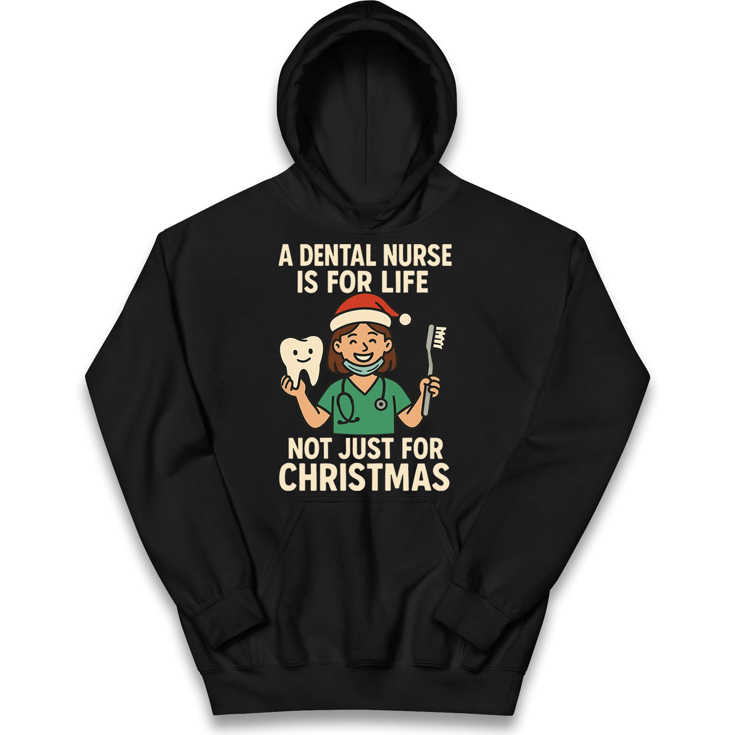Dental Nurse Christmas Kids Hoodie
