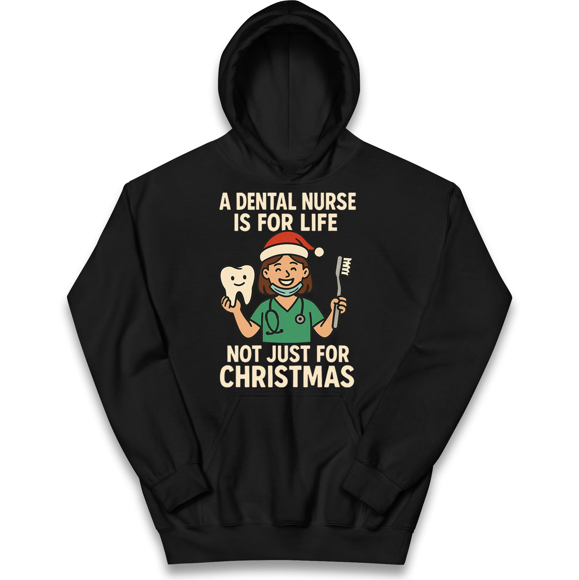 Dental Nurse Christmas Kids Hoodie