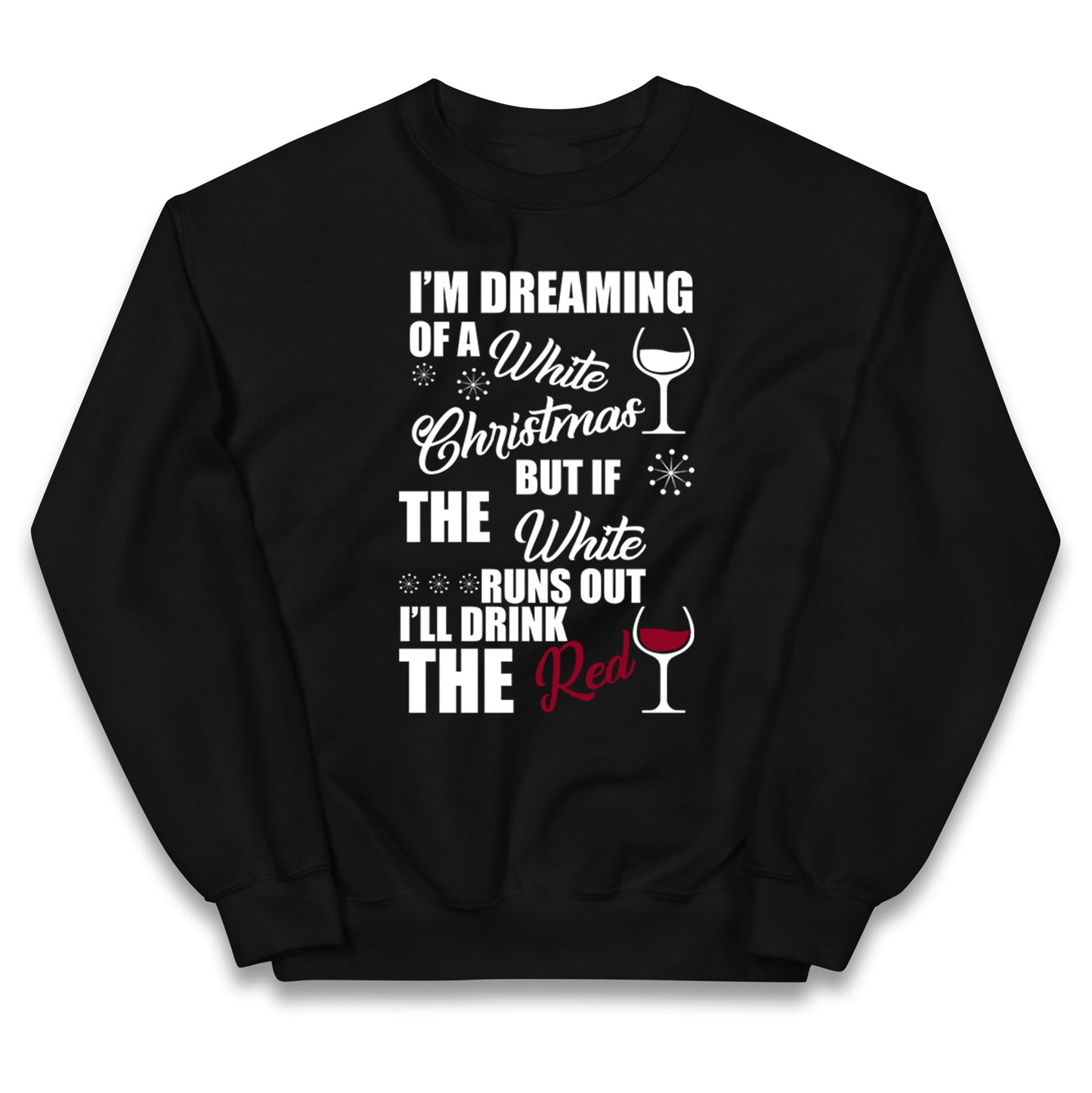 Wine Christmas Kids Jumper