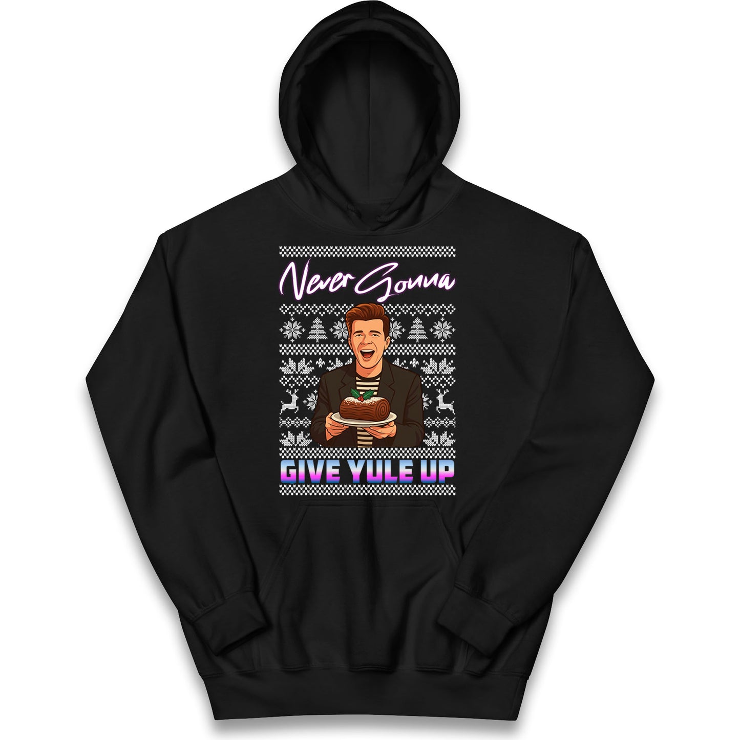 Rick Astley Christmas Kids Hoodie
