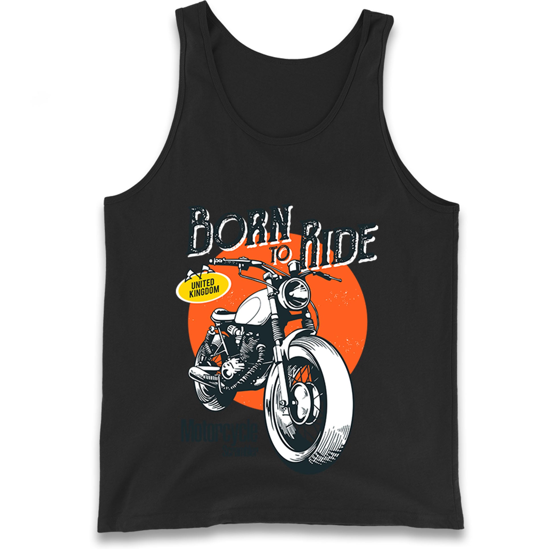 Born To Ride UK Tank Top