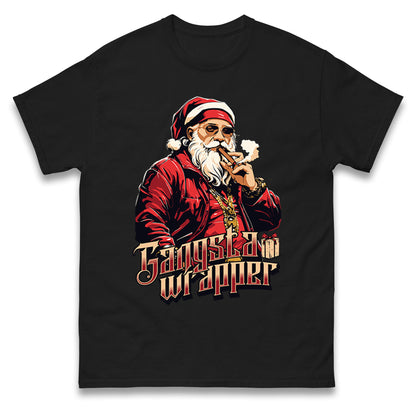 Santa Claus Gangster T Shirt