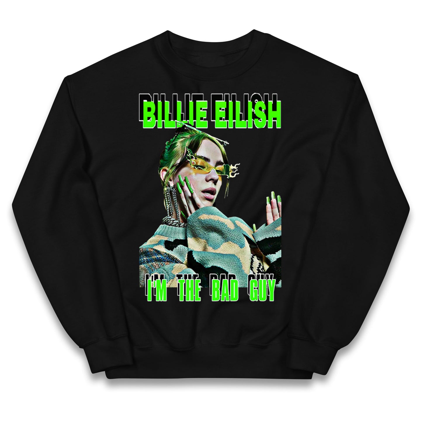 Billie Eilish Singer Kids Jumper