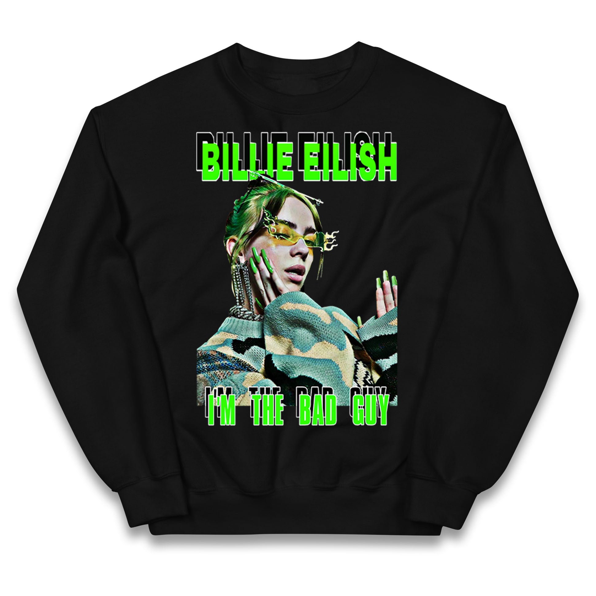 Billie Eilish Singer Kids Jumper