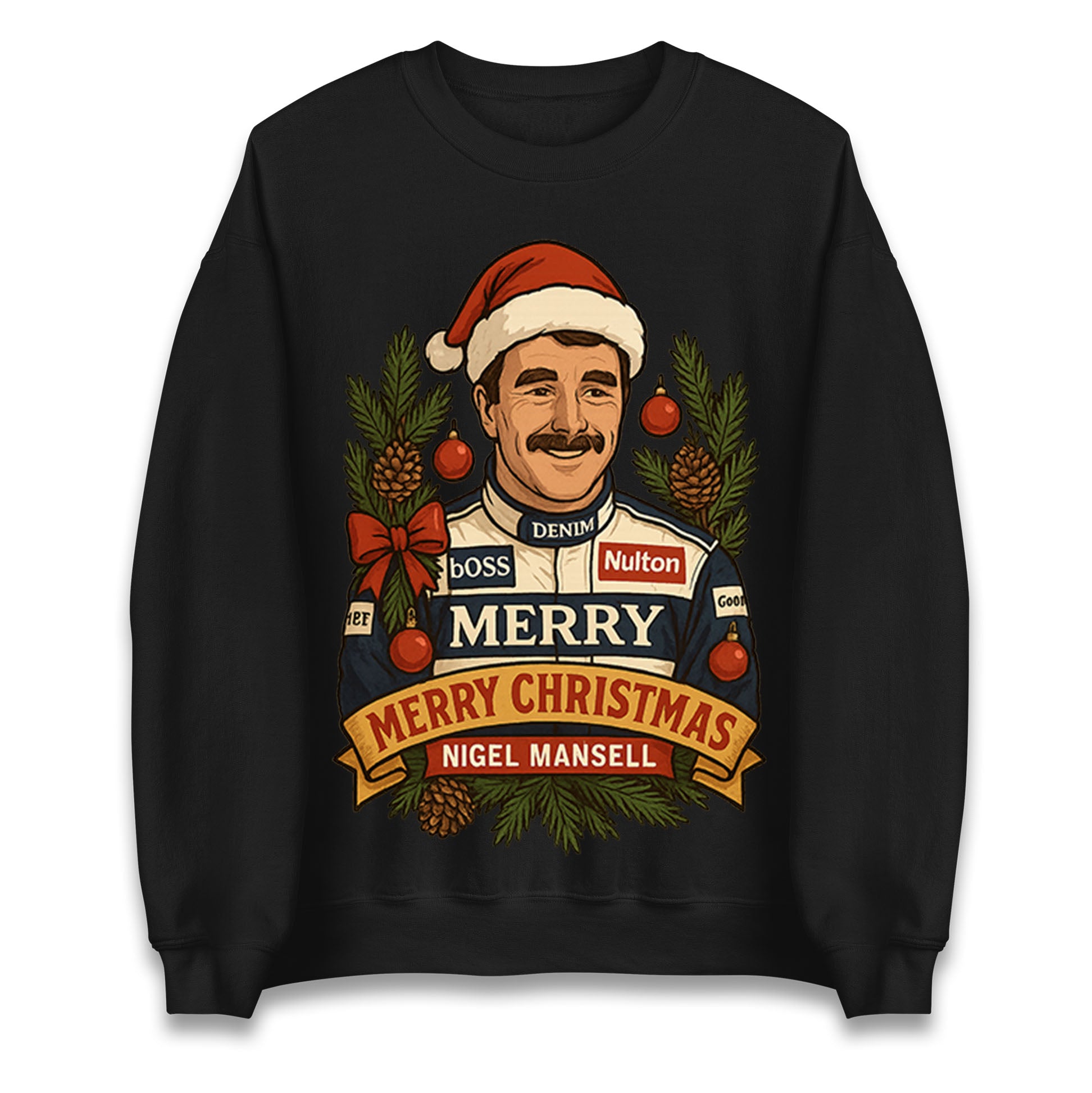 Nigel Mansell Christmas Jumper