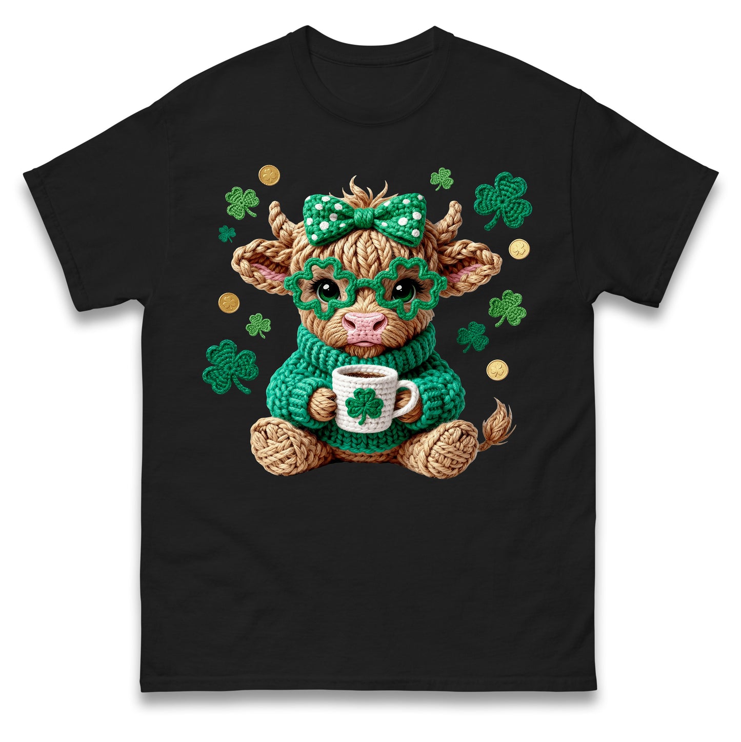 Cute Cow St Patrick T Shirt
