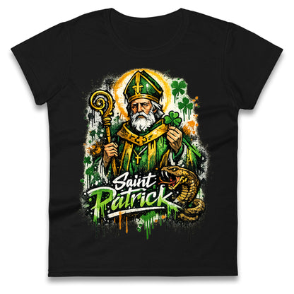 Saint Patrick Ireland Ladies T Shirt