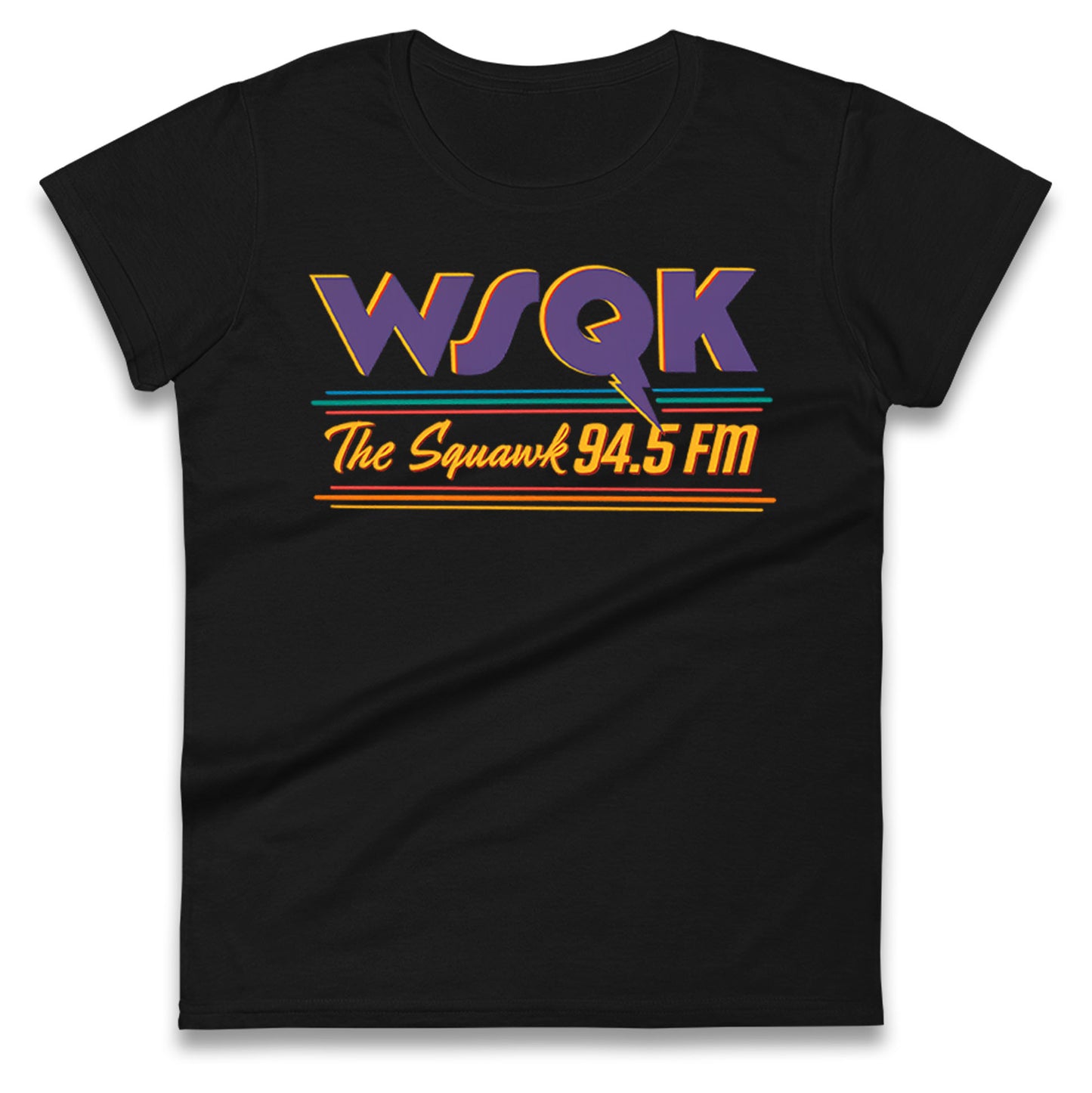 WSQK The Squawk Stranger Things Ladies T Shirt 