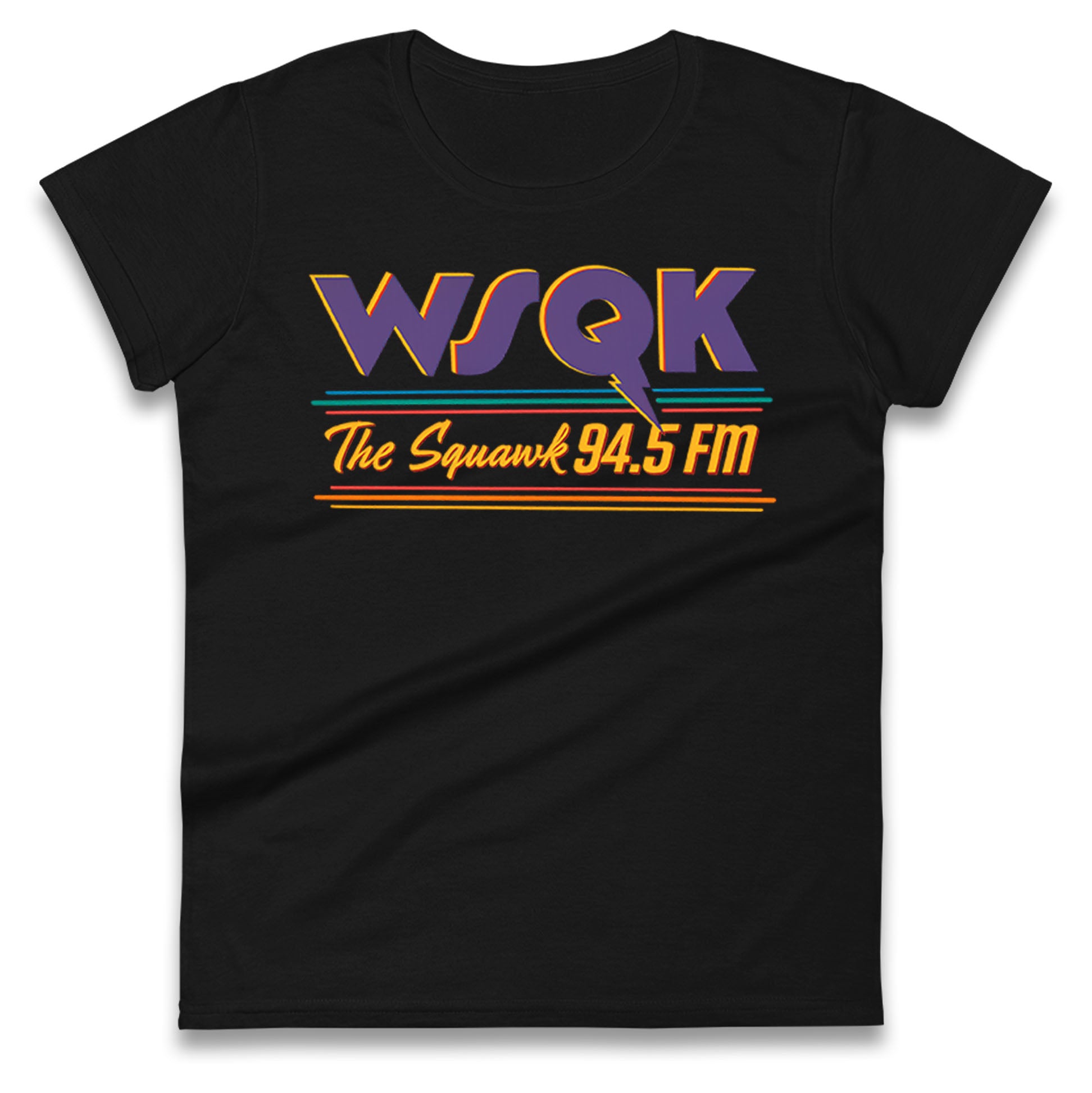 WSQK The Squawk Stranger Things Ladies T Shirt 