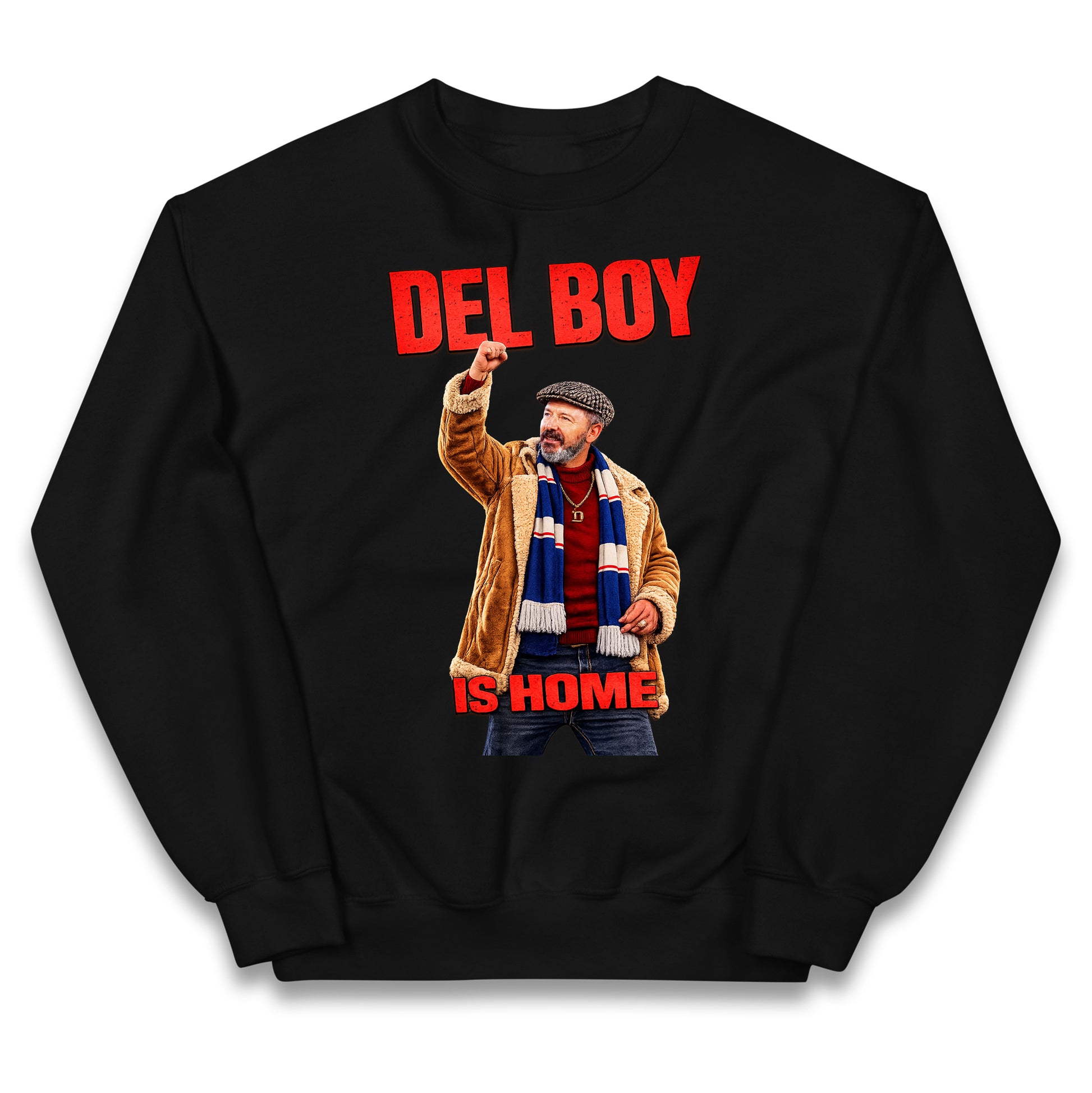 Derek McInnes Rangers Del Boy Football Kids Jumper