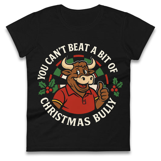 Bullseye Xmas Ladies T Shirt
