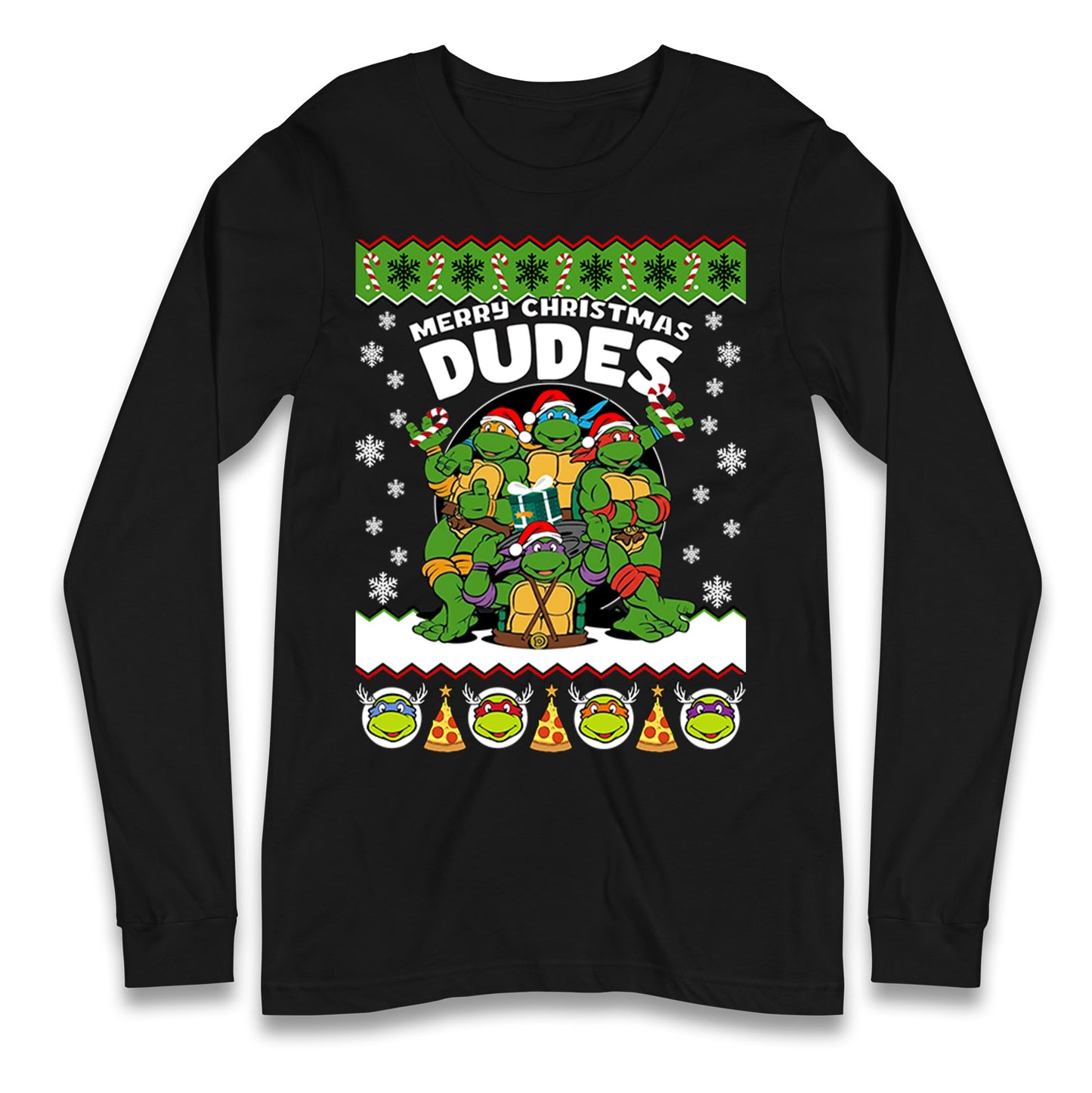 Ninja Turtles Christmas Longsleeve T Shirt
