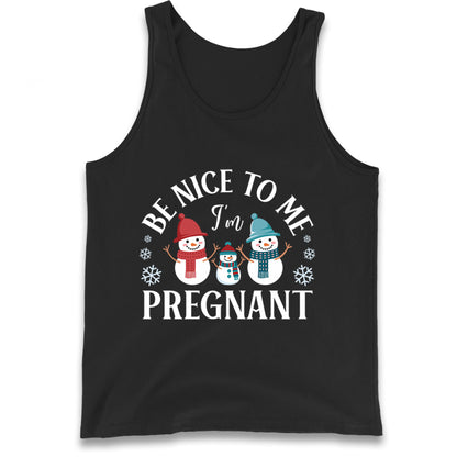 Pregnant At Christmas Tank Top