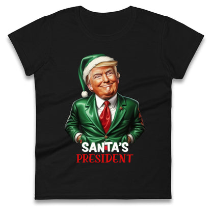 Donald Trump Christmas Ladies T Shirt