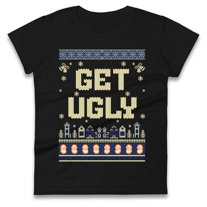 Ugly christmas Ladies T Shirt