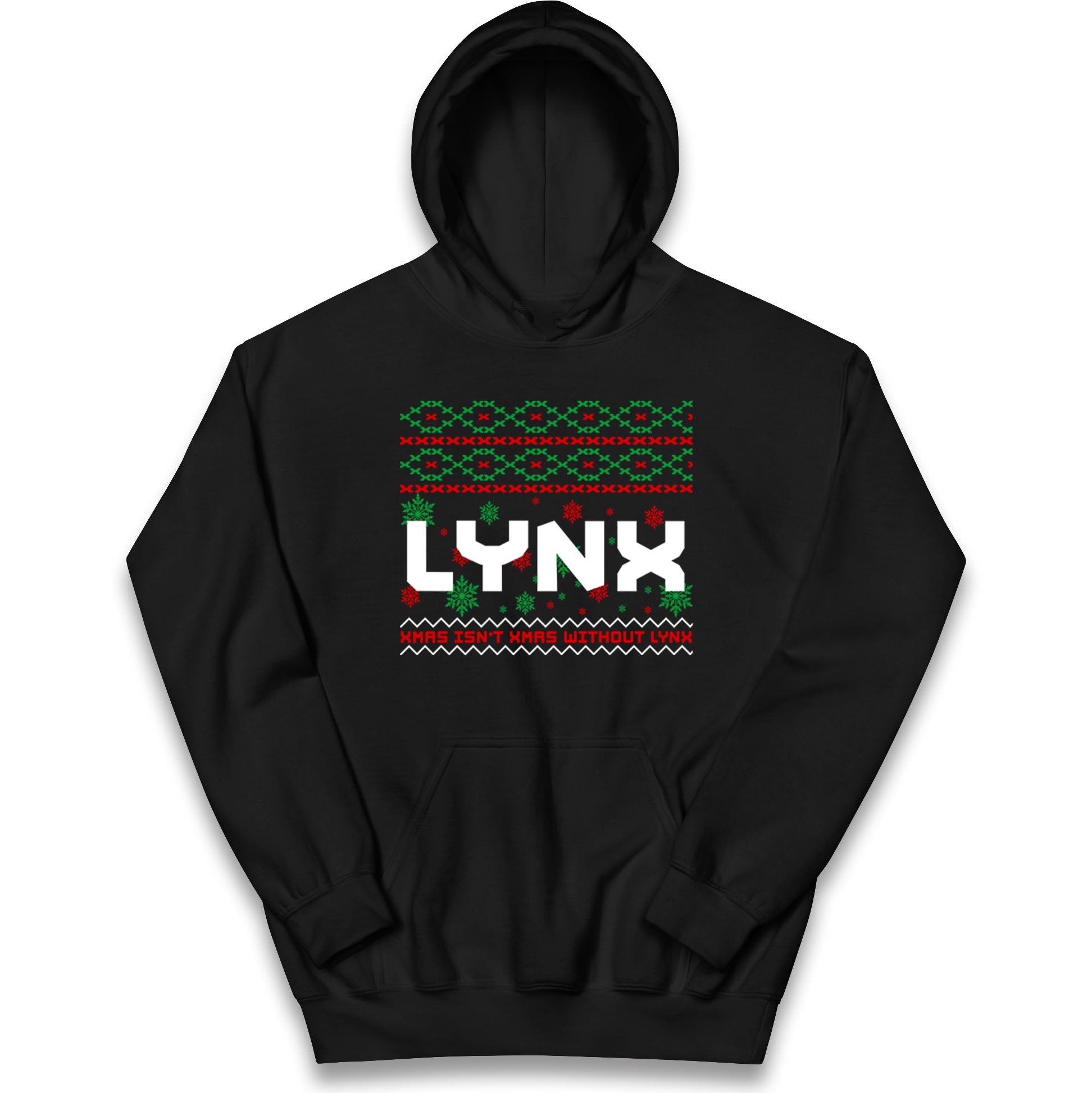 Lynx Christmas Kids Hoodie