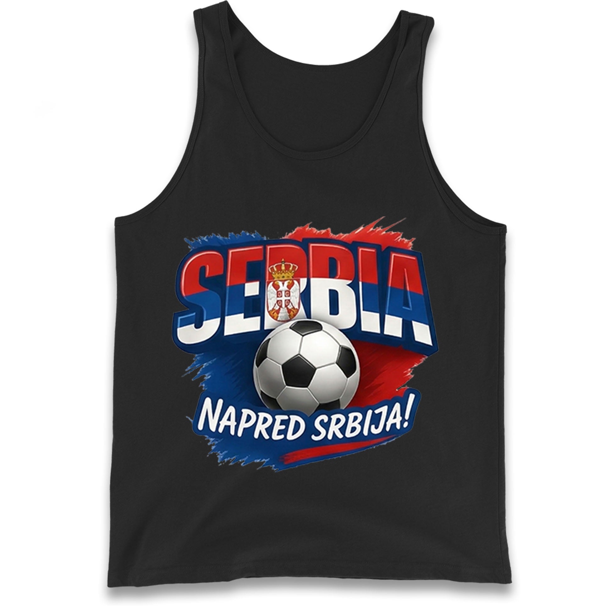 Serbia Retro World Cup Tank Top