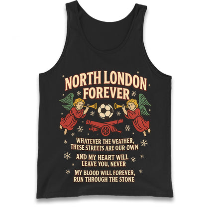 North London Forever Arsenal Christmas Tank Top