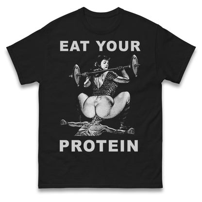 Breakfast Of Champions Eat Your Protein SarcasticT Shirt