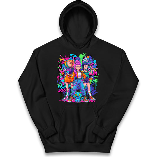 Demon Hunters Kids Hoodie