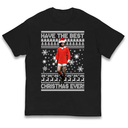 Christmas George Best Kids T Shirt