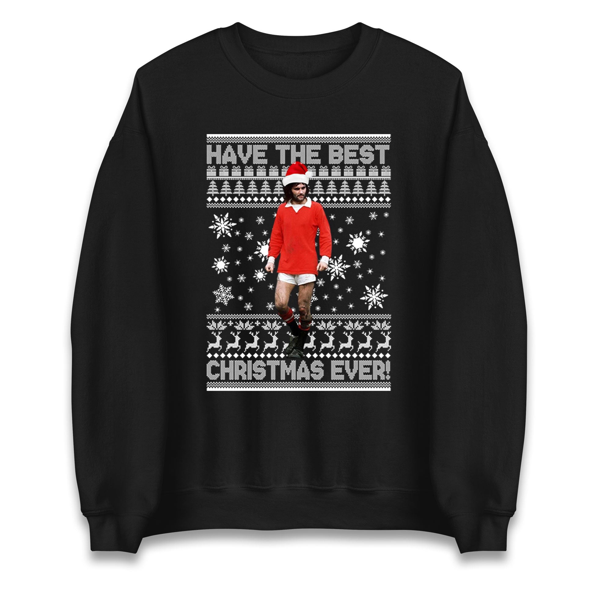 Christmas George Best Jumper