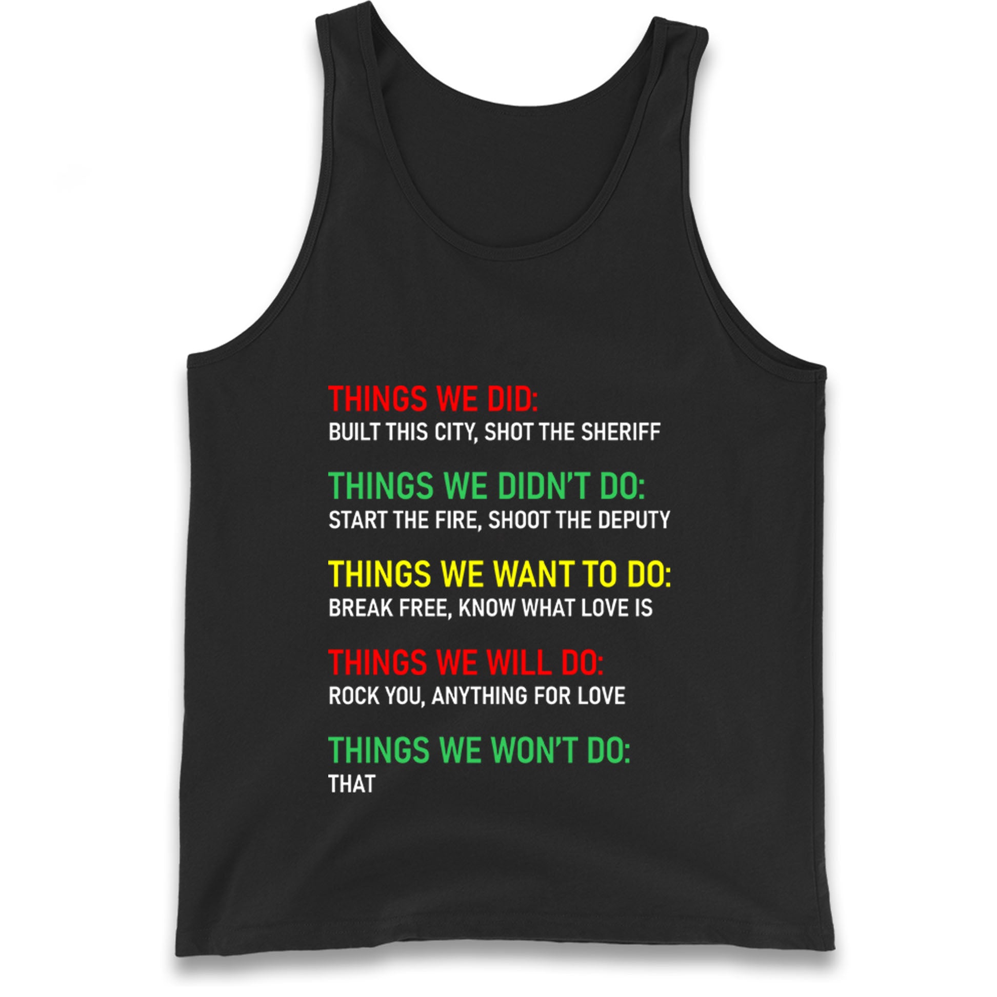 Bob Marley Music Tank Top