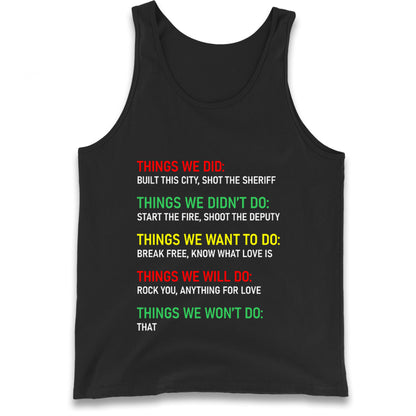 Bob Marley Music Tank Top