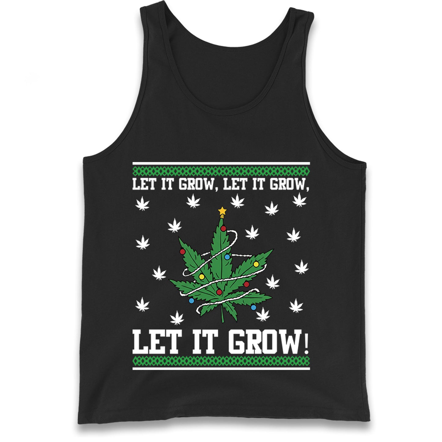 Cannabis Christmas Tank Top