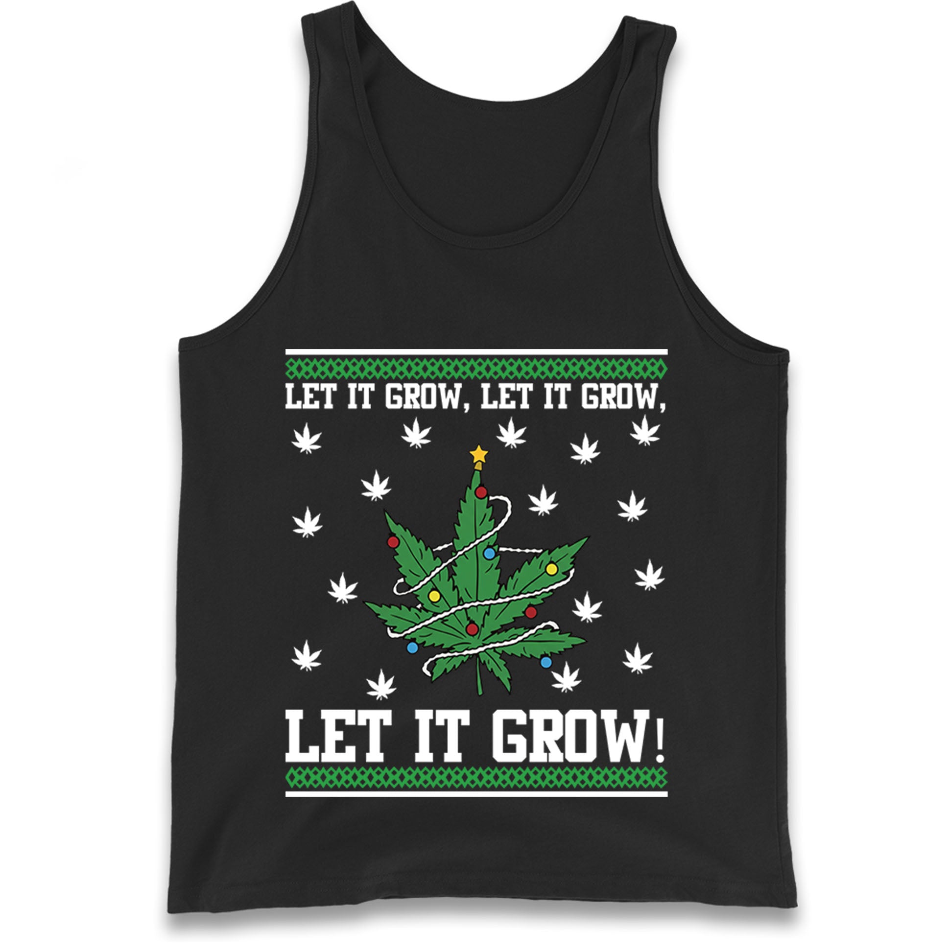 Cannabis Christmas Tank Top