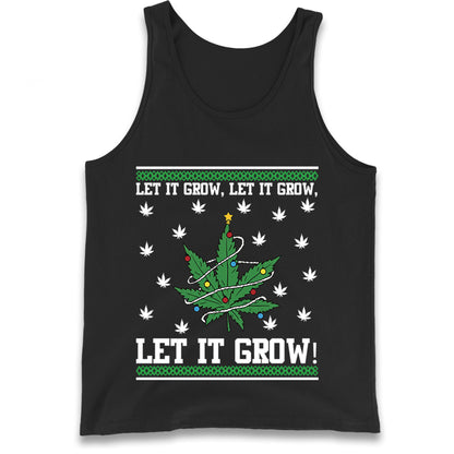 Cannabis Christmas Tank Top