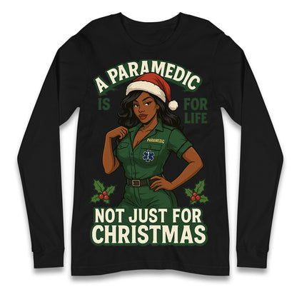 Paramedic Christmas Longsleeve T Shirt