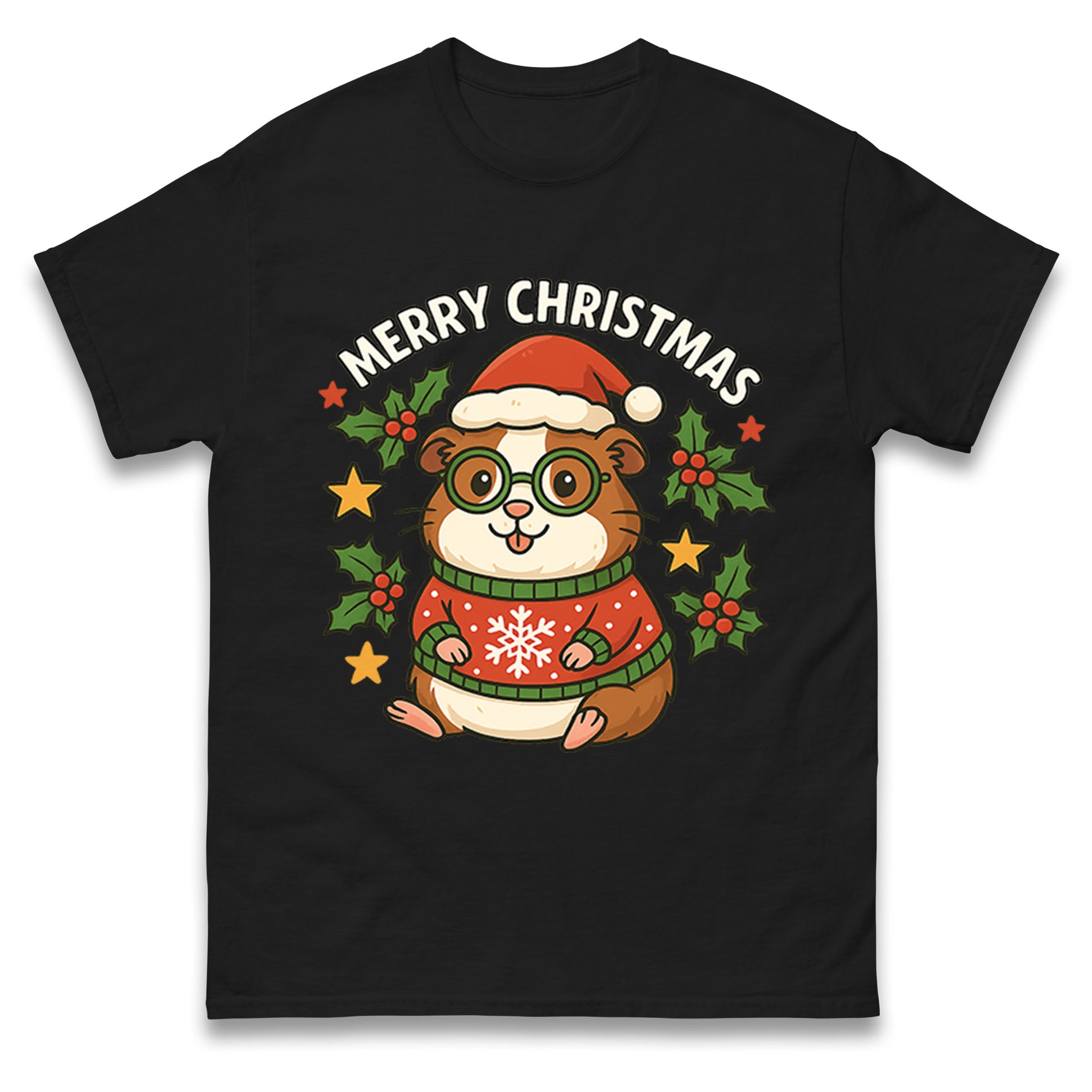 Guinea Pig Christmas T Shirt