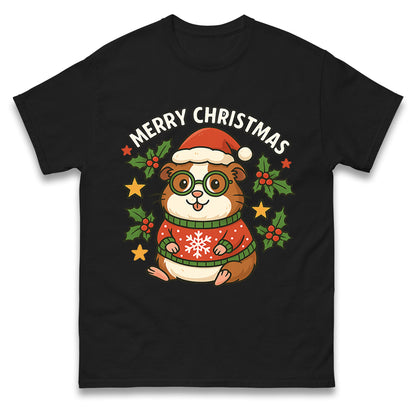 Guinea Pig Christmas T Shirt