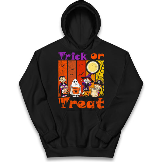Scary Vampire Trick Or Treat Halloween Hoodie
