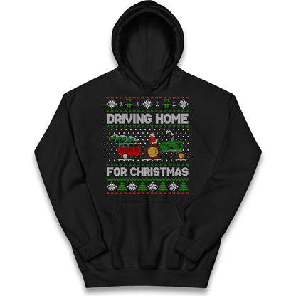 John Deere Christmas Kids Hoodie
