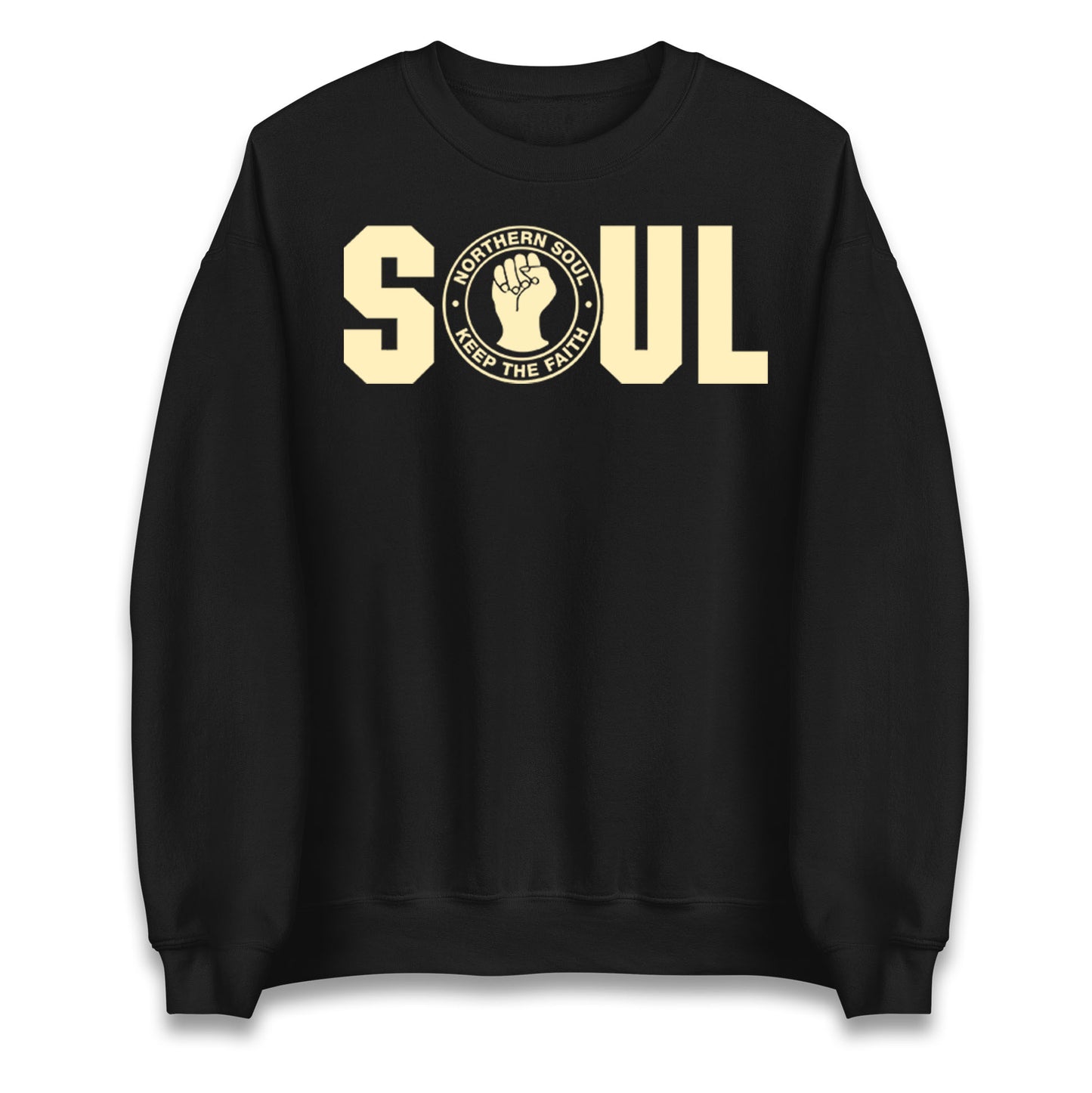 Northern Soul Keep The Faith Logo Jumper