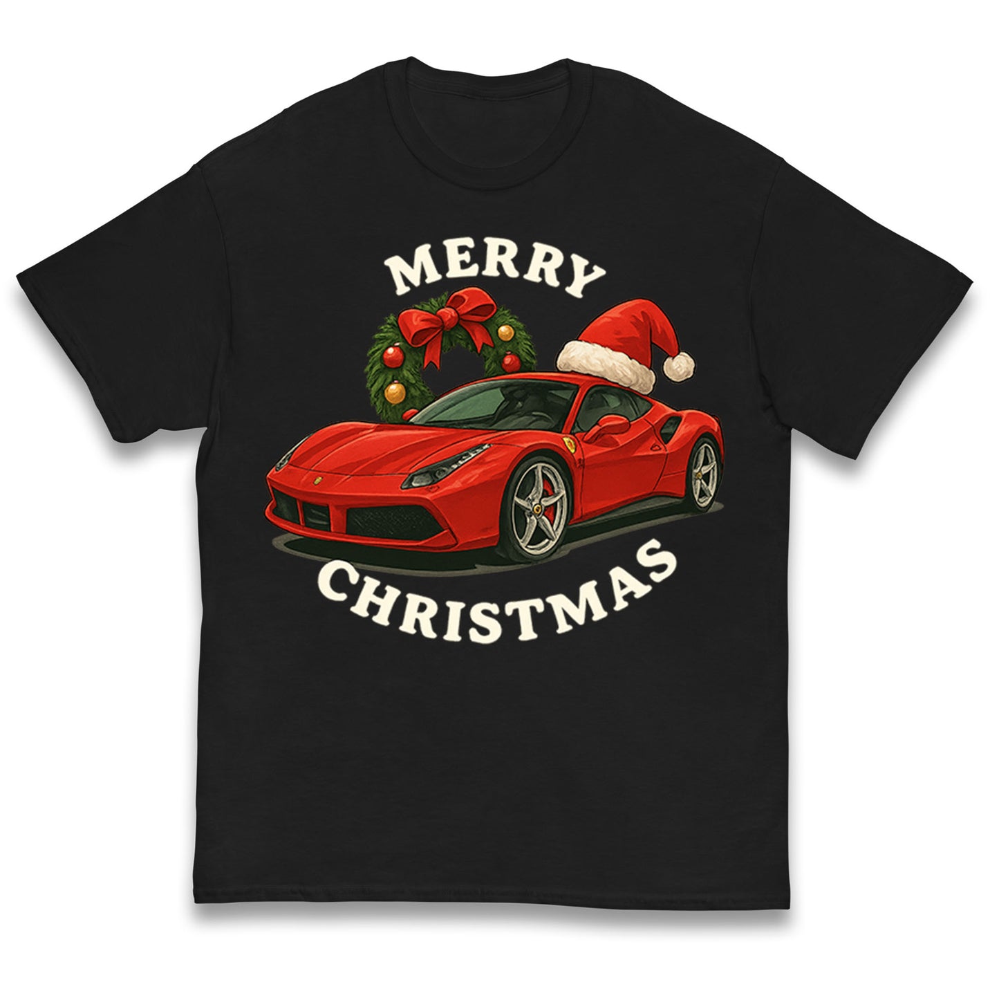 Ferrari Christmas Kids T Shirt